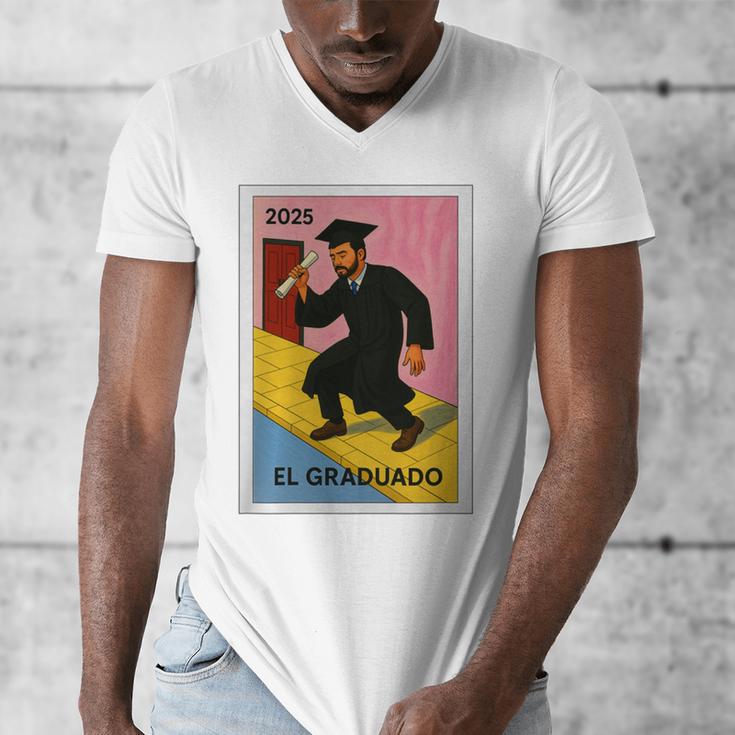 Mexican For Graduation 2025 El Graduado Premium Tri-Blend Men's V-Neck T-Shirt