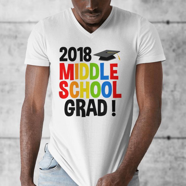Middle School Graduation Class Of 2018 Shirt Men's V-Neck T-Shirt