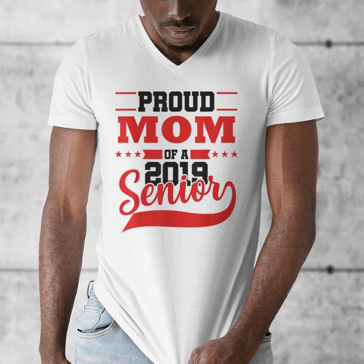 Mom Class Of 2019 Senior Graduation T-Shirt High School Men's V-Neck T-Shirt