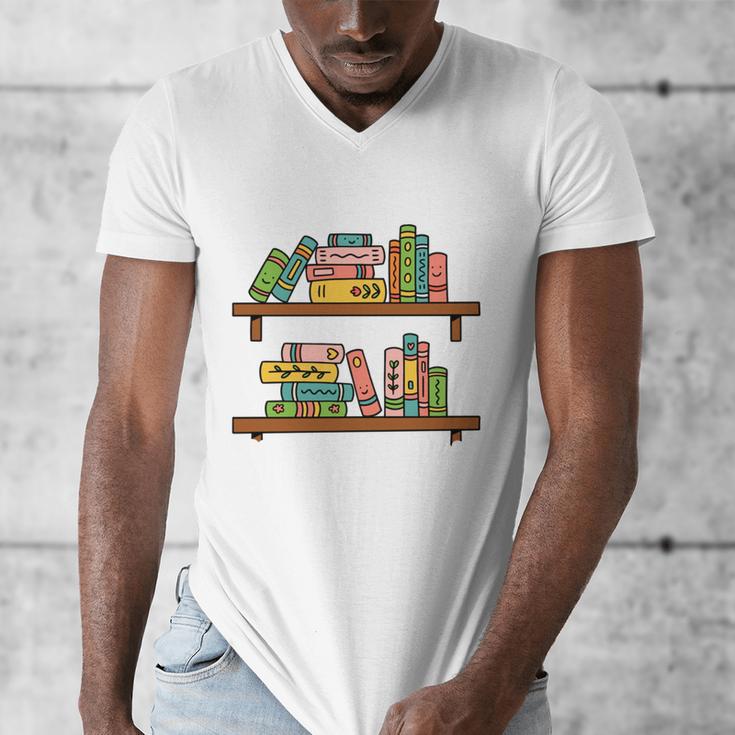 I Have NO Shelf Control Book Lover Men's V-Neck T-Shirt