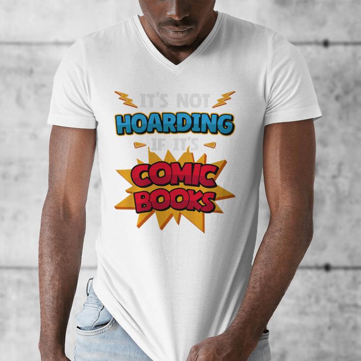 It Is Not Hoarding If It's Comic Books Collector Tee Premium Tri-Blend Men's V-Neck T-Shirt