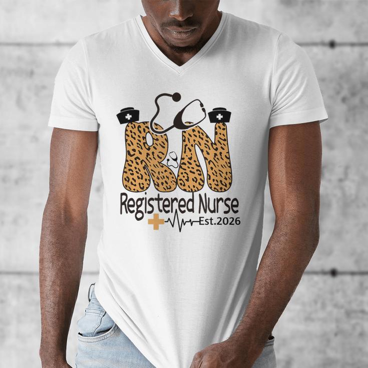 Nurse Est 2026 Graduation Graduate Nursing Student RN LPN Men's V-Neck T-Shirt