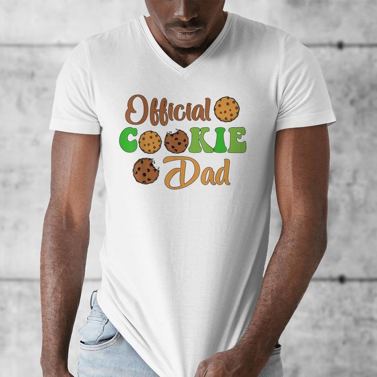 Official Cookie Dad Scout For Girls Cookie Dealer Men's V-Neck T-Shirt