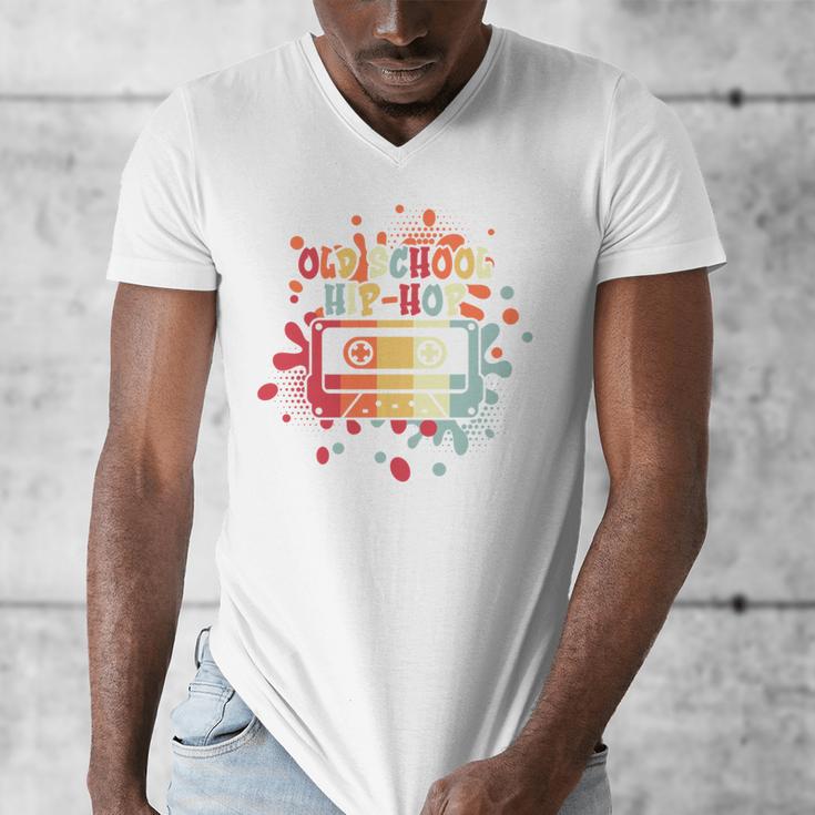Old-School Hip Hop 80's 90's Style Music Cassette Nostalgia Men's V-Neck T-Shirt