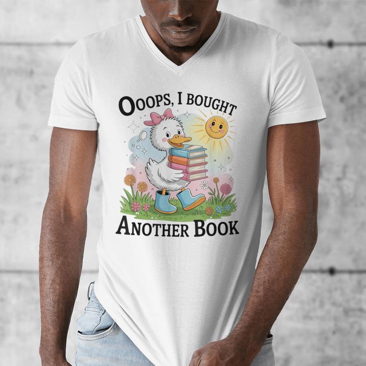 Oops I Bought Another Book Duck Sunshine Men's V-Neck T-Shirt Oops I Bought Another Book Duck Sunshine Men's V-Neck T-Shirt