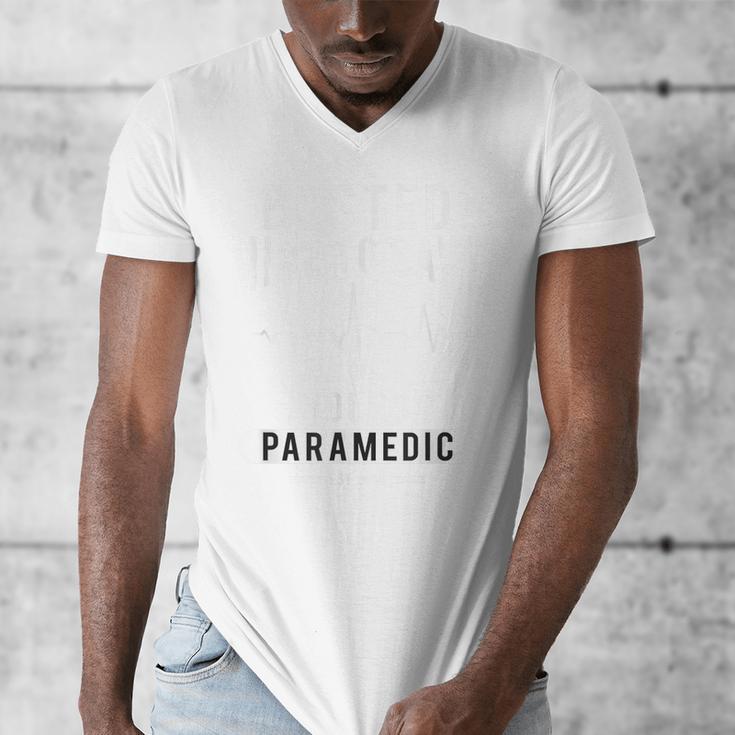 Paramedic School Graduation TShirt For Paramedic Busted Men's V-Neck T-Shirt