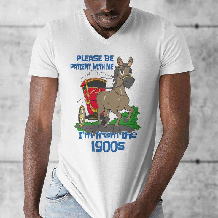 Patient With Me I'm From The 1900s Premium Men's V-Neck T-Shirt