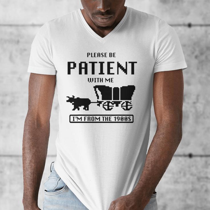 Be Patient With Me I'm From The 1900s Premium Tri-Blend Men's V-Neck T-Shirt Be Patient With Me I'm From The 1900s Premium Tri-Blend Men's V-Neck T-Shirt