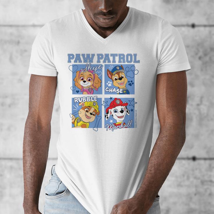 Paw Patrol Year Book Men's V-Neck T-Shirt