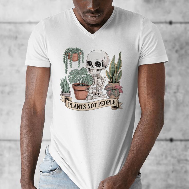 Plant Introvert Gardener Houseplant Botanical Women Men Kids Men's V-Neck T-Shirt