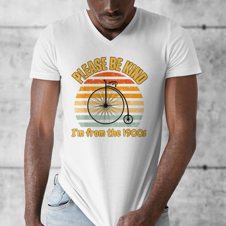 Please Be Kind I'm From The 1900s Penny Farthing Men's V-Neck T-Shirt