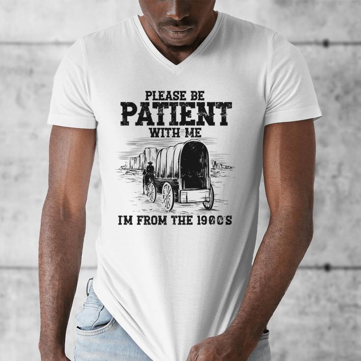 Please Patient I'm From The 1900s Boomer Memes Premium Men's V-Neck T-Shirt