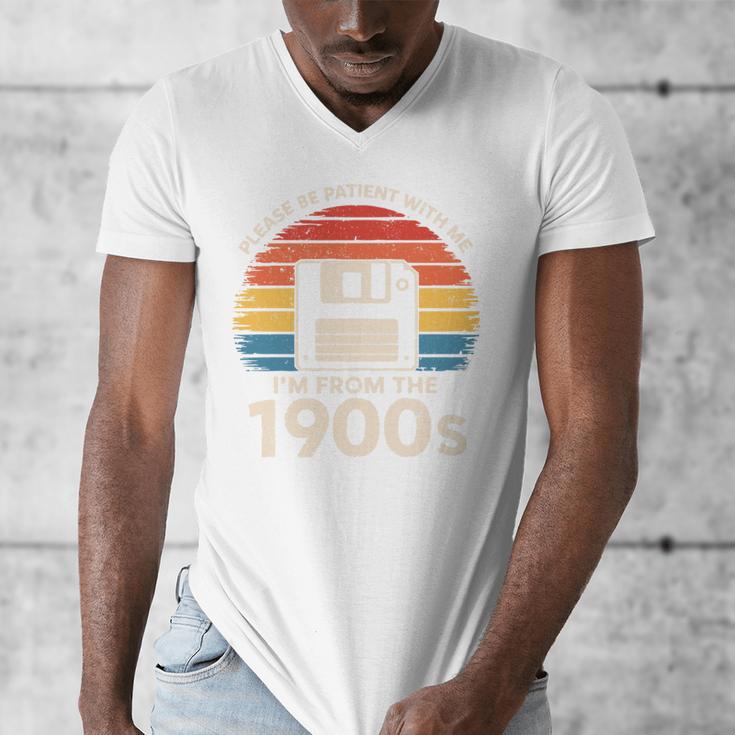 Please Be Patient With Me I'm From The 1900s Floppy Disk Premium Tri-Blend Men's V-Neck T-Shirt Please Be Patient With Me I'm From The 1900s Floppy Disk Premium Tri-Blend Men's V-Neck T-Shirt