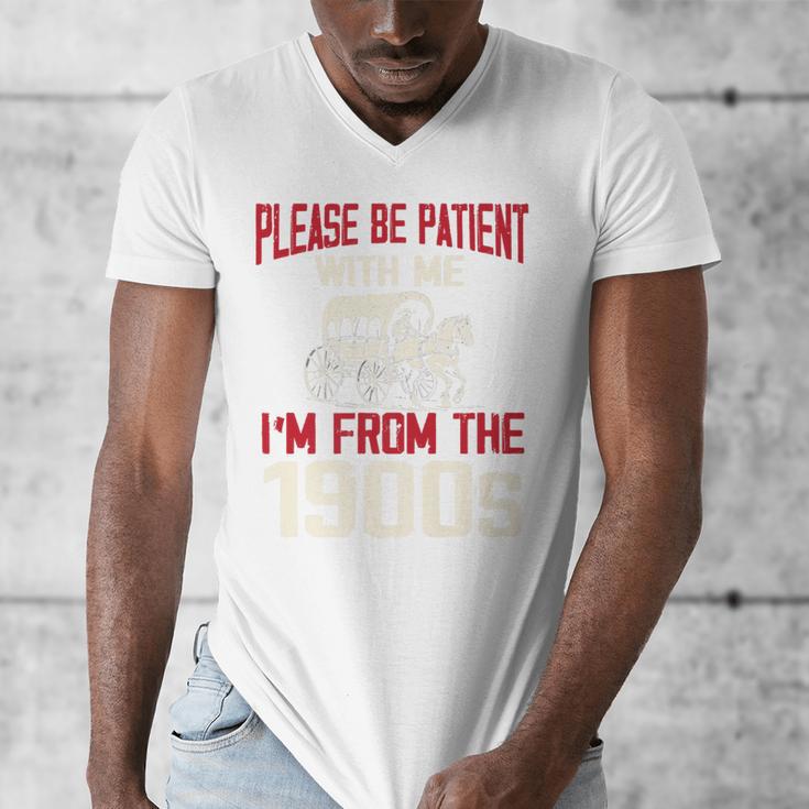 Please Be Patient With Me I'm From The 1900s Grandma Grandpa Premium Men's V-Neck T-Shirt Please Be Patient With Me I'm From The 1900s Grandma Grandpa Premium Men's V-Neck T-Shirt
