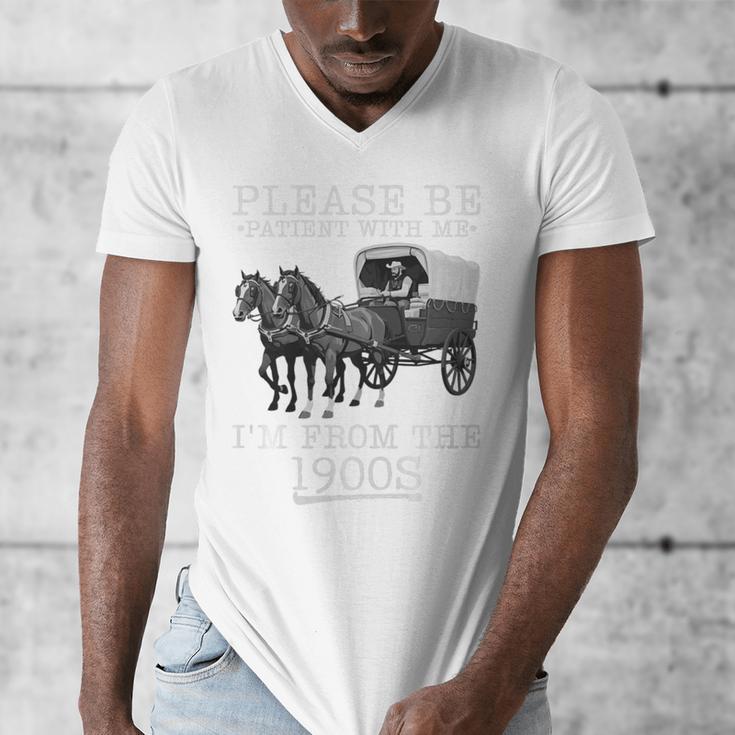 Please Be Patient With Me I'm From The 1900s Humorous Saying Premium Tri-Blend Men's V-Neck T-Shirt Please Be Patient With Me I'm From The 1900s Humorous Saying Premium Tri-Blend Men's V-Neck T-Shirt