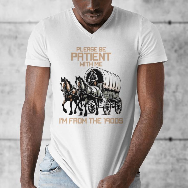 Please Be Patient With Me I'm From The 1900s Men Women Men's V-Neck T-Shirt