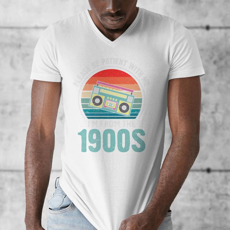 Please Be Patient With Me I'm From The 1900s Music Premium Men's V-Neck T-Shirt Please Be Patient With Me I'm From The 1900s Music Premium Men's V-Neck T-Shirt