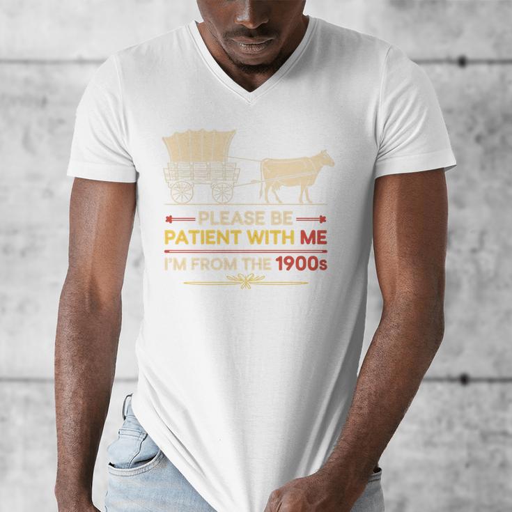 Please Be Patient With Me I'm From The 1900s Old Tee Premium Men's V-Neck T-Shirt Please Be Patient With Me I'm From The 1900s Old Tee Premium Men's V-Neck T-Shirt