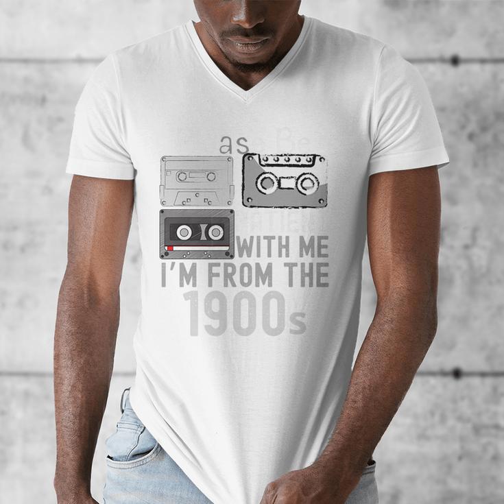 Please Be Patient With Me I'm From The 1900s Retired Fathers Premium Men's V-Neck T-Shirt