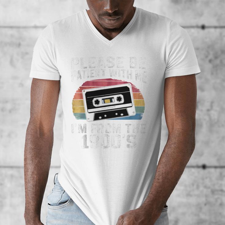 Please Be Patient With Me I'm From The 1900s Retro 90s Men's V-Neck T-Shirt Please Be Patient With Me I'm From The 1900s Retro 90s Men's V-Neck T-Shirt