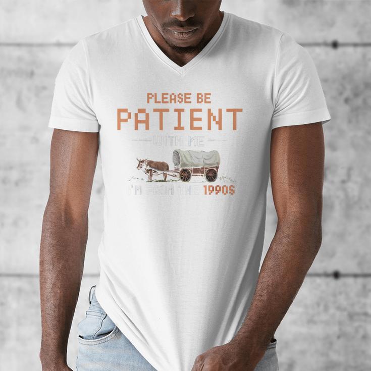 Please Be Patient With Me I'm From The 1900s Retro Trail Men's V-Neck T-Shirt