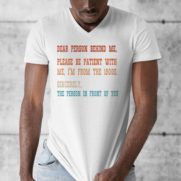 Please Be Patient With Me I'm From The 1900s Sarcastic Premium Men's V-Neck T-Shirt Please Be Patient With Me I'm From The 1900s Sarcastic Premium Men's V-Neck T-Shirt