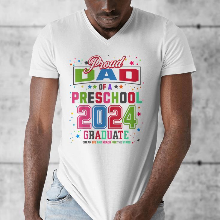 Pre School Graduation Idea For Dad & Preschool Graduation Men's V-Neck T-Shirt