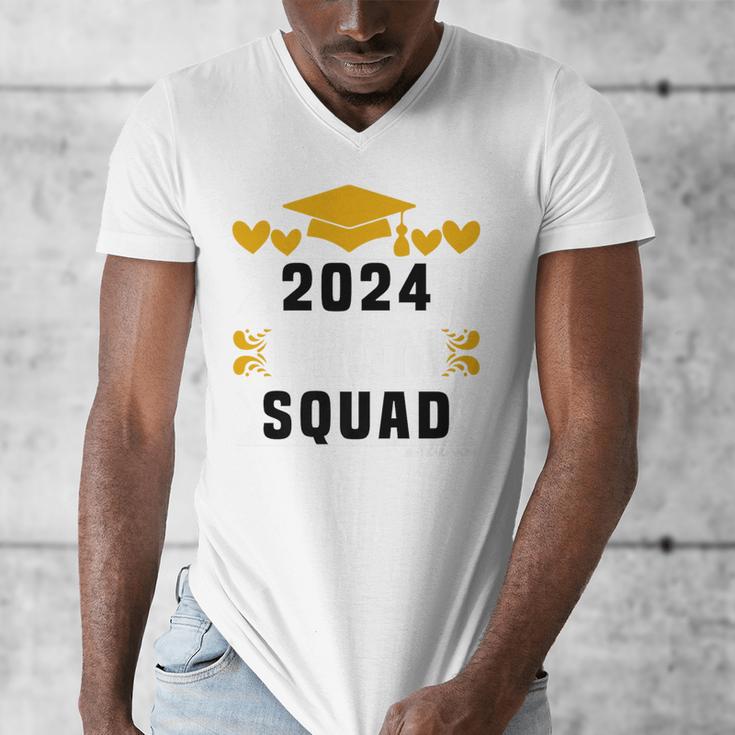 Prom Squad 2024 High School Graduation Party Premium Men's V-Neck T-Shirt