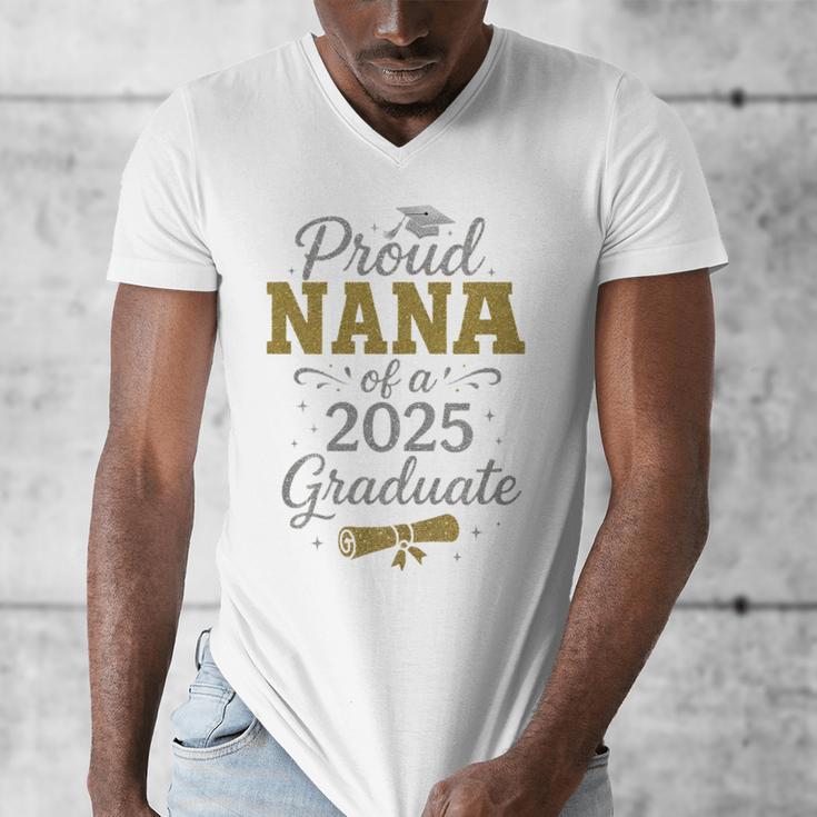 Proud Nana Of a 2025 Graduate Senior Graduation Women Premium Tri-Blend Men's V-Neck T-Shirt