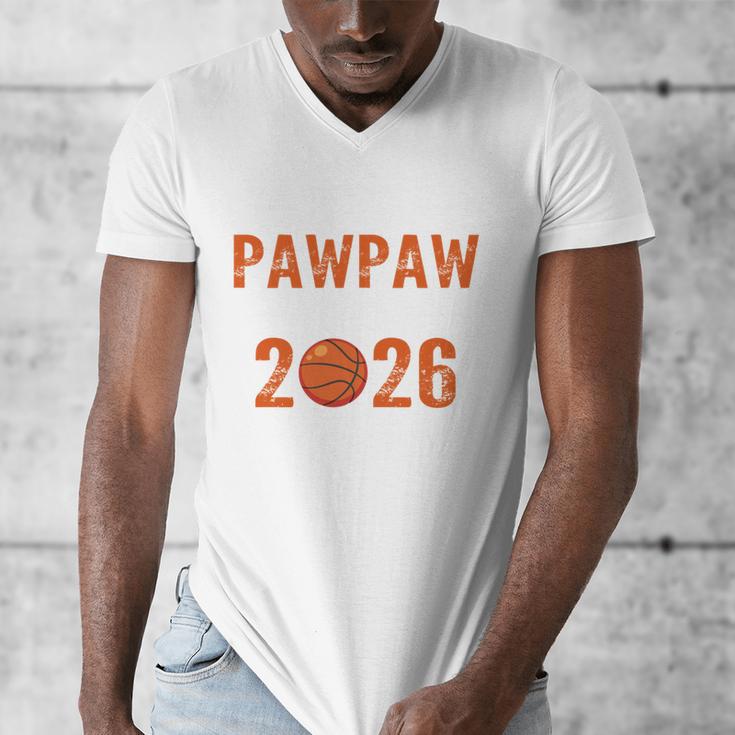 Proud PAW PAW Of 2026 Senior Basketball Student Graduation Men's V-Neck T-Shirt