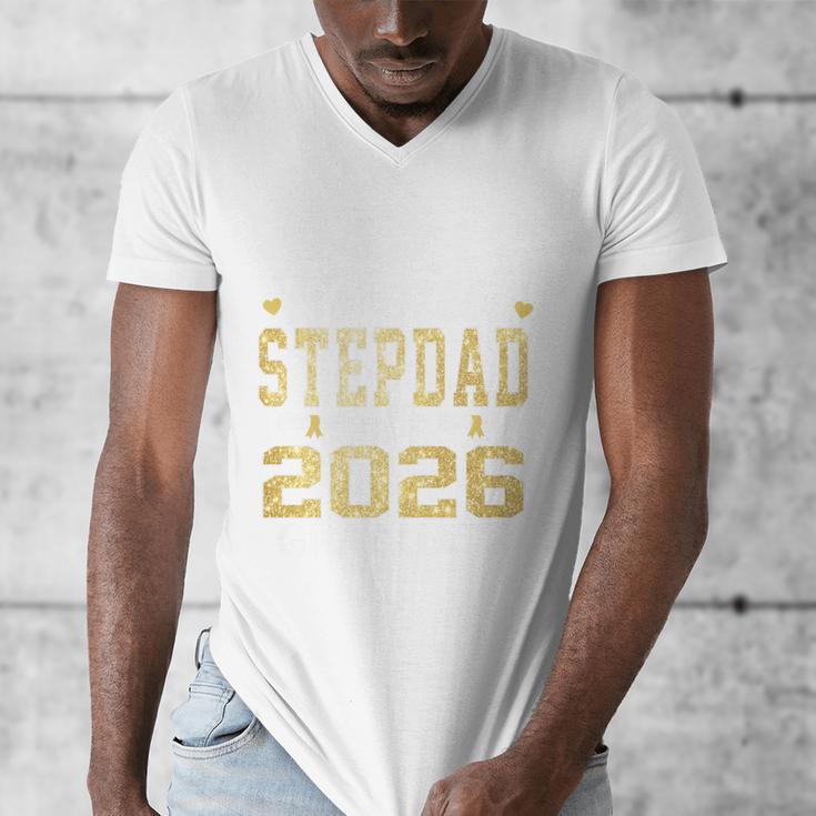 Proud Stepdad Of A 2026 Graduate Class Of Graduation Premium Tri-Blend Men's V-Neck T-Shirt