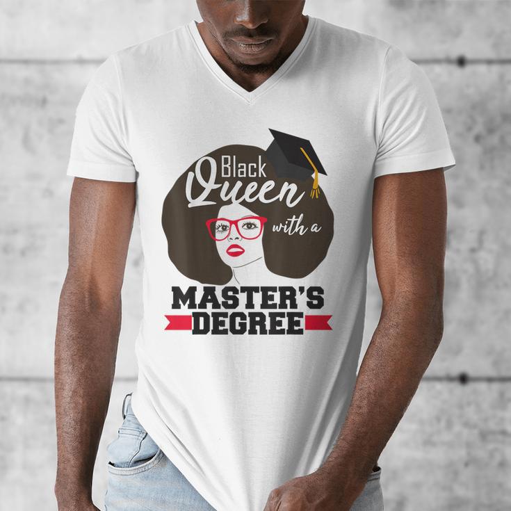 Queen Masters Degree Graduation Social Work MSW MPH Men's V-Neck T-Shirt