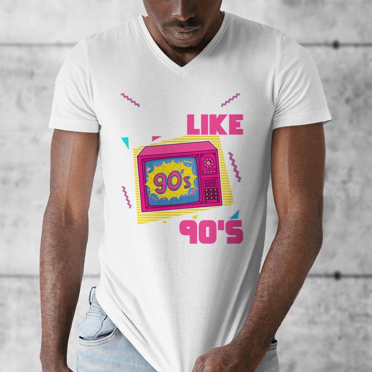Rad Just Like The 90s 90s Aesthetic Nostalgia 1990s Retro Men's V-Neck T-Shirt Rad Just Like The 90s 90s Aesthetic Nostalgia 1990s Retro Men's V-Neck T-Shirt