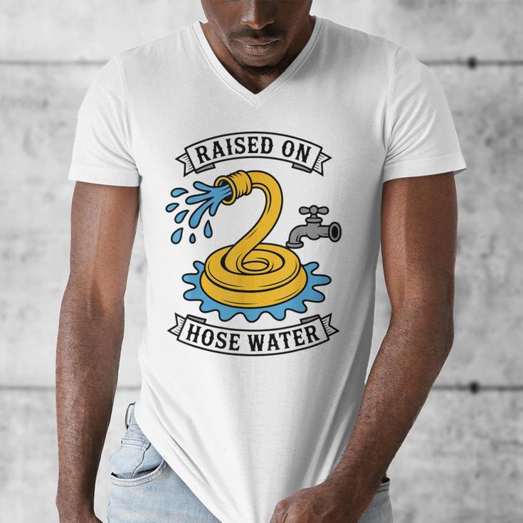 Raised On Hose Water Nostalgia Lovers Summer Vibes Men's V-Neck T-Shirt Raised On Hose Water Nostalgia Lovers Summer Vibes Men's V-Neck T-Shirt
