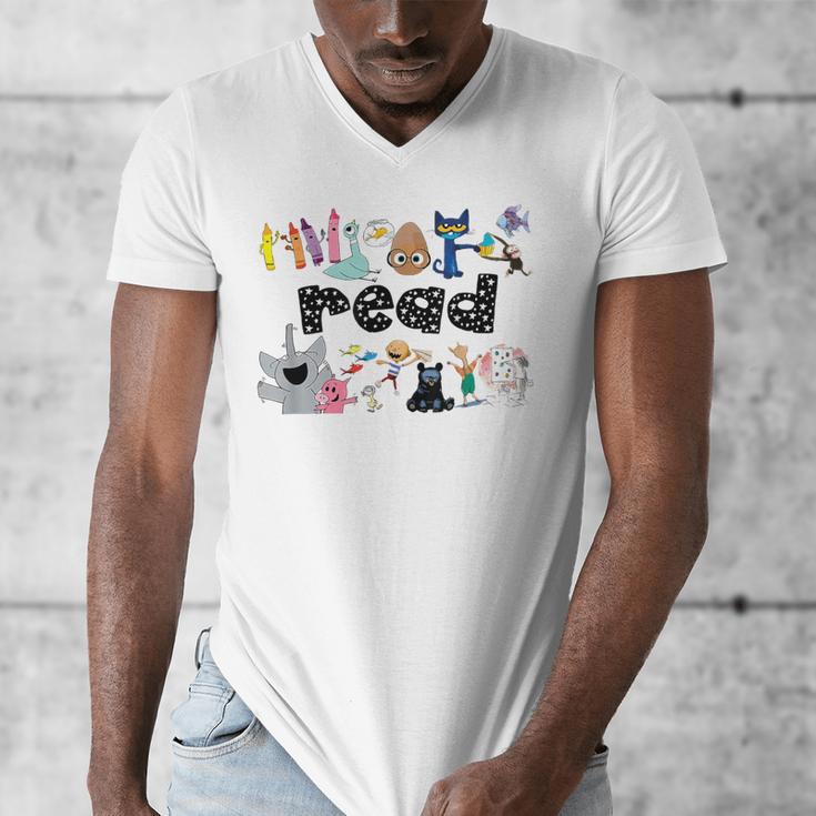 Read Children's Books Teacher Men's V-Neck T-Shirt Read Children's Books Teacher Men's V-Neck T-Shirt