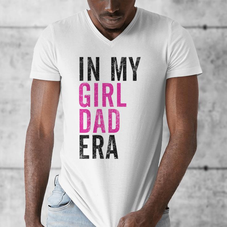 Retro In My Dad Girl Era Father's Day Christmas Men's V-Neck T-Shirt