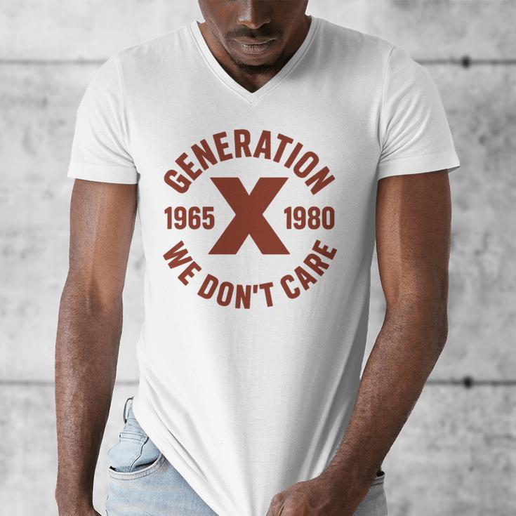 Retro Gen X 1965-1980 Sarcastic Nostalgia Graphic Premium Tri-Blend Men's V-Neck T-Shirt Retro Gen X 1965-1980 Sarcastic Nostalgia Graphic Premium Tri-Blend Men's V-Neck T-Shirt