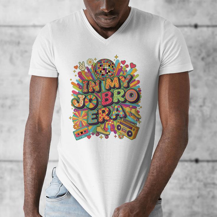Retro Nostalgia Era Disco Groovy 80s 90s Vintage Aesthetic Men's V-Neck T-Shirt Retro Nostalgia Era Disco Groovy 80s 90s Vintage Aesthetic Men's V-Neck T-Shirt