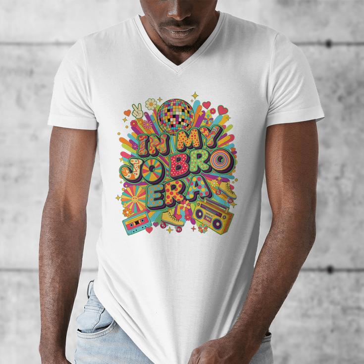 Retro Nostalgia Era Disco Groovy 80s 90s Vintage Aesthetic Premium Tri-Blend Men's V-Neck T-Shirt Retro Nostalgia Era Disco Groovy 80s 90s Vintage Aesthetic Premium Tri-Blend Men's V-Neck T-Shirt