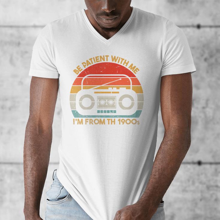 Retro Be Patient With Me I'm From The 1900s Premium Men's V-Neck T-Shirt