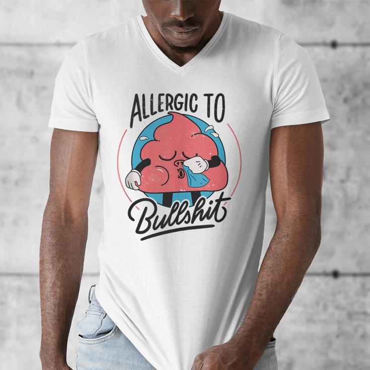 Retro Toon Introvert Sarcasm Anti-Social Nihilism Men's V-Neck T-Shirt