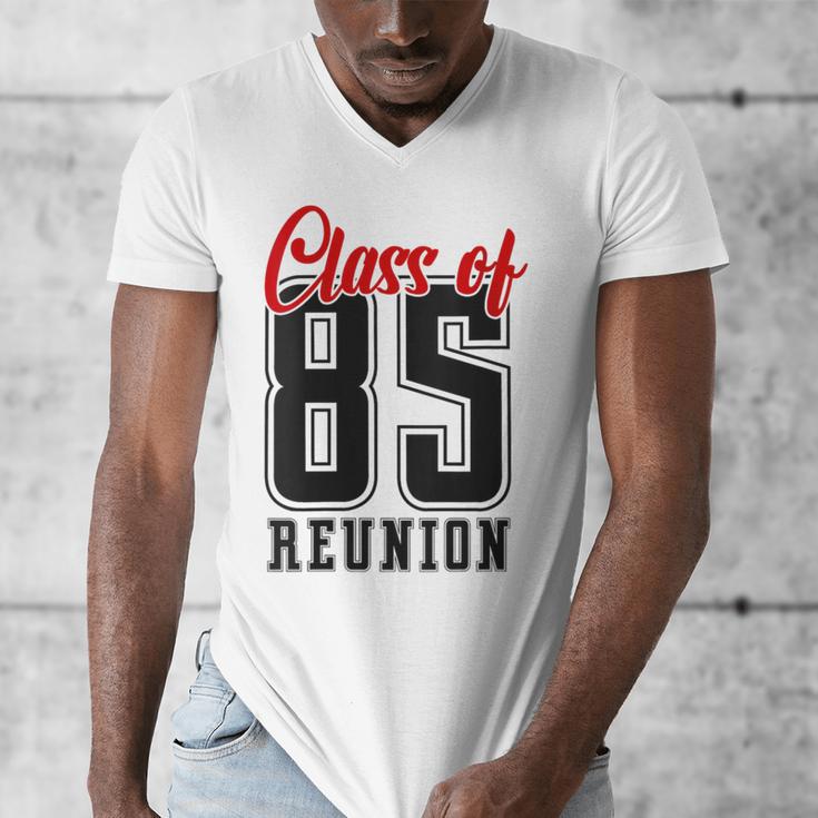Reunion 1985 Matching Graduation High School Class Of 1985 Men's V-Neck T-Shirt