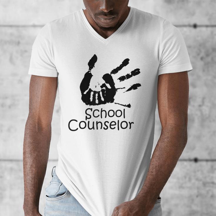 School Counselor t Shirt School Teacher Graduation Idea Men's V-Neck T-Shirt