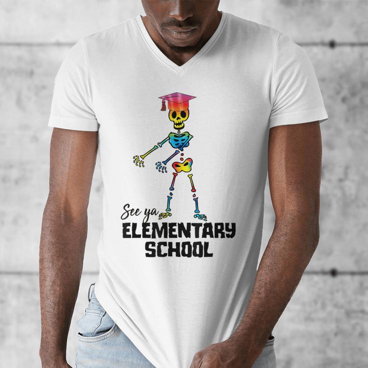 See Ya Elementary School Shirt Tie Dye Graduation Tee Men's V-Neck T-Shirt