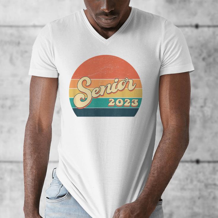 Senior 2023 Graduation My Last First Day Of Class Of 2023 Men's V-Neck T-Shirt