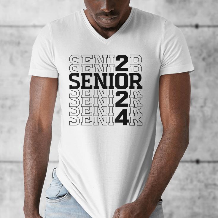 Senior 2024 Class Of 2024 Graduation 2024 Women Boy Girl Men's V-Neck T-Shirt