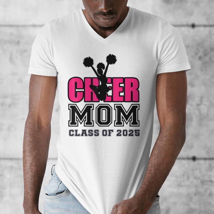 Senior Cheerleader Mom Cheer Class Of 2025 Graduation Women Men's V-Neck T-Shirt