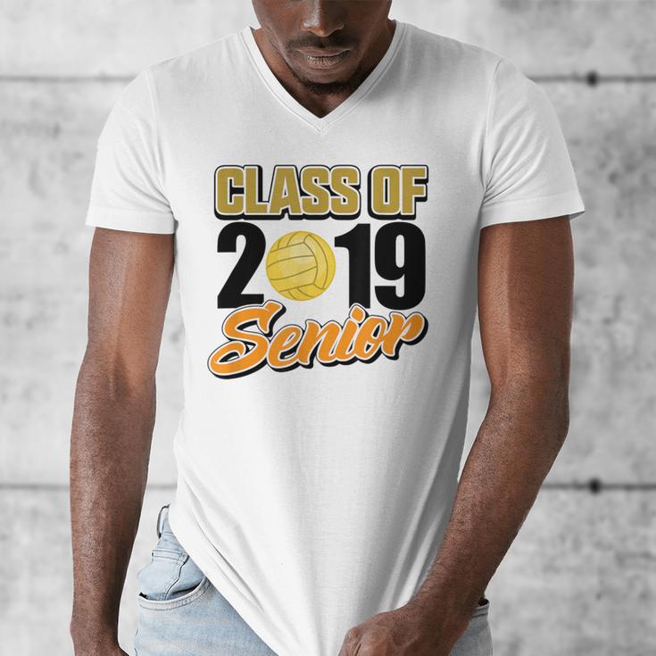 Senior Class Of 2019 Tshirt Graduation School Volleyball Men's V-Neck T-Shirt