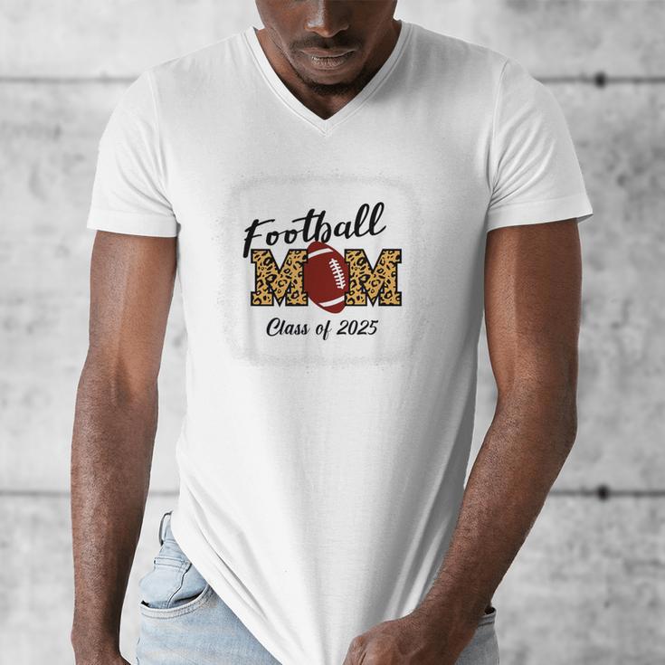 Senior Football Mom Class Of 2025 Graduation Graduate Men's V-Neck T-Shirt