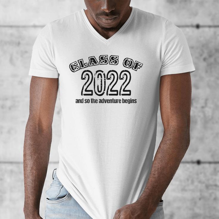 And So The Adventure Begins 2022 Graduation T-Shirt Men's V-Neck T-Shirt